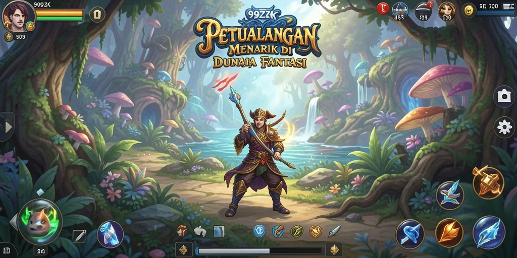 Screenshot menunjukkan gameplay petualangan yang seru di 99ZK.