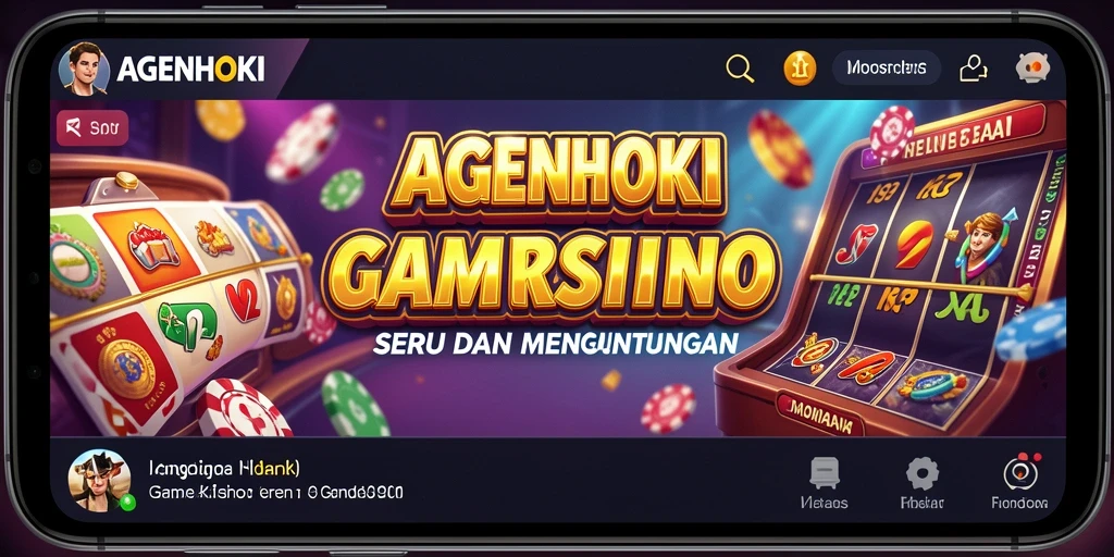 Tampilan menarik dari permainan kasino AGENHOKI yang mengasyikkan.