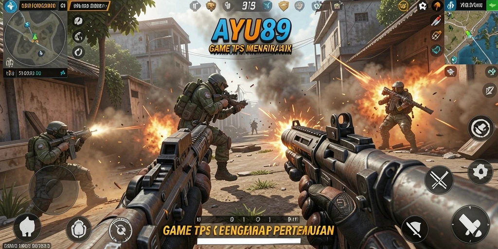 Gameplay AYU89 yang menegangkan di tengah pertempuran.