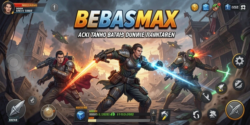 Tampilan gameplay BEBASMAX yang penuh aksi dan tantangan.