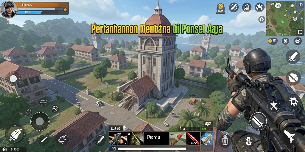 Tampilkan gameplay mendebarkan Tower Defense di IDX66.
