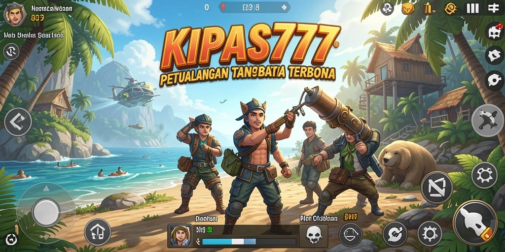 Tangkapan layar KIPAS777 menampilkan gameplay dunia terbuka yang luas.