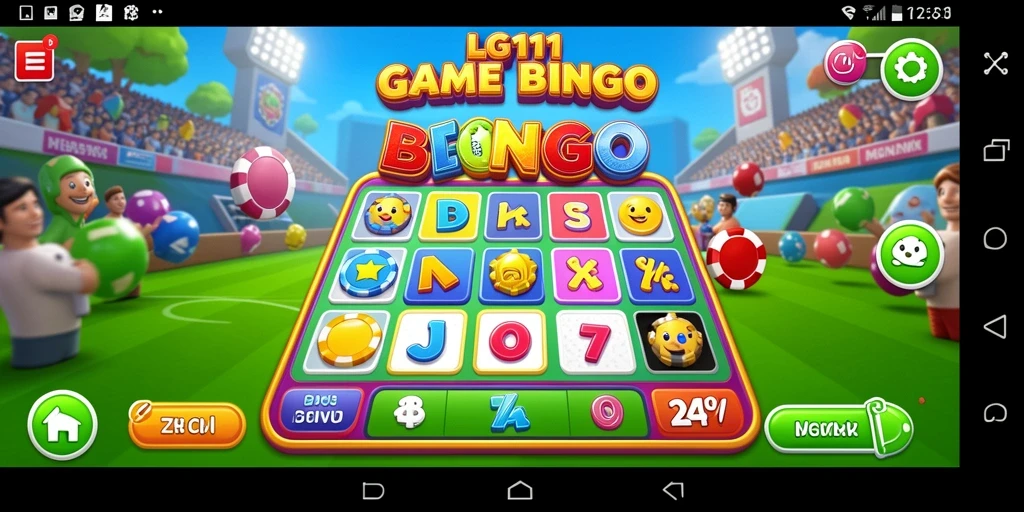 Tampilan gameplay Bingo yang seru dan interaktif di LG111.