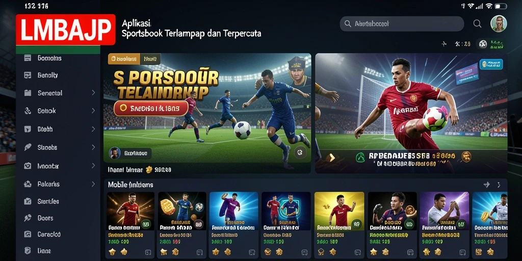 Screenshot menampilkan pengalaman taruhan olahraga yang mendebarkan di LMBAJP.