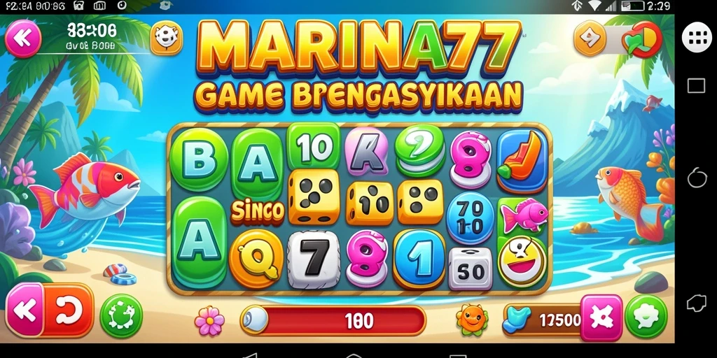 Screenshot gameplay MARINA77 yang menampilkan keseruan bermain Bingo.