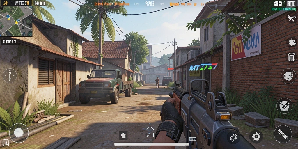 Tampilan gameplay seru dan menegangkan dari MT777
