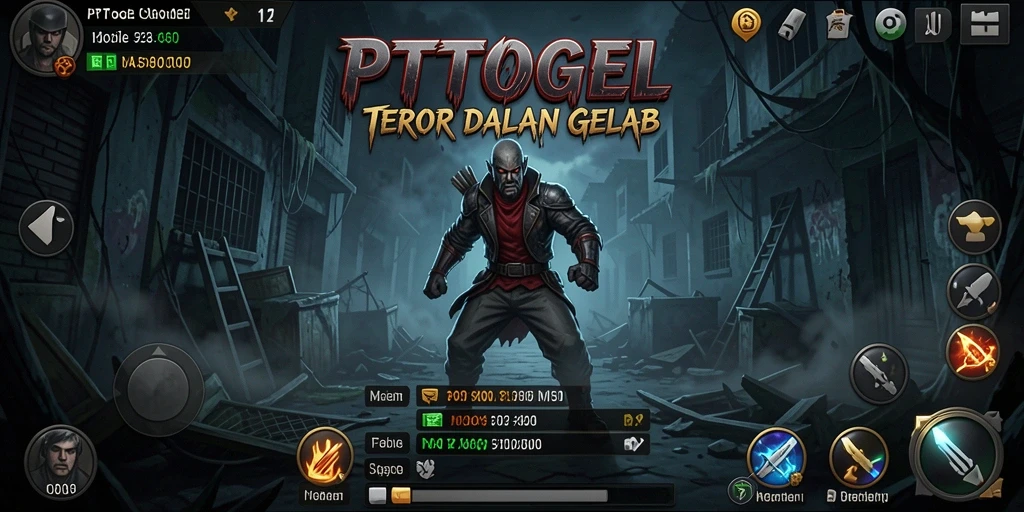 Screenshot utama PTTOGEL menunjukkan suasana gameplay Horror yang menegangkan.