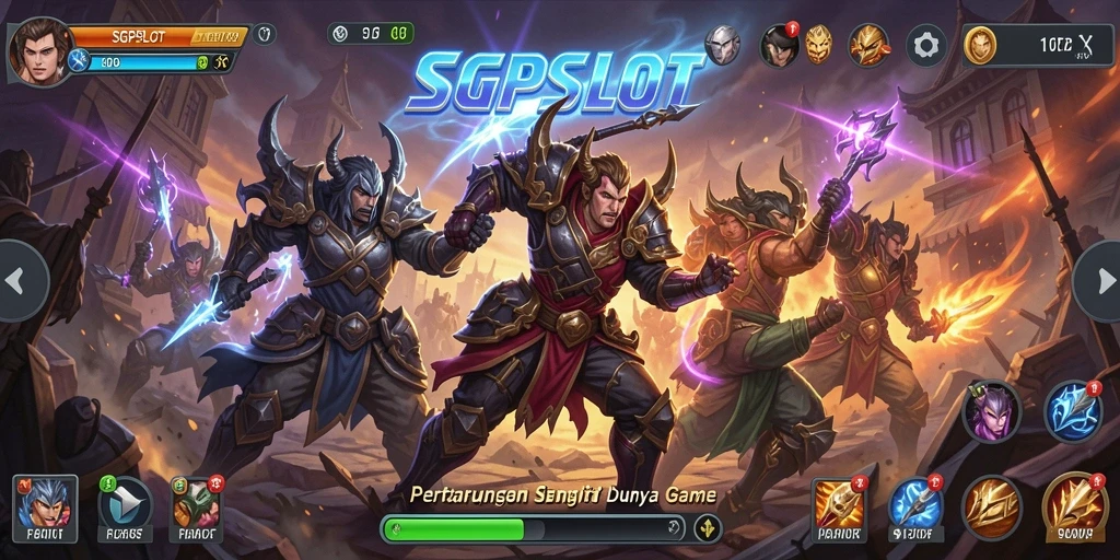 Tampilan aksi mendebarkan dalam gameplay Fighting SGPSLOT.