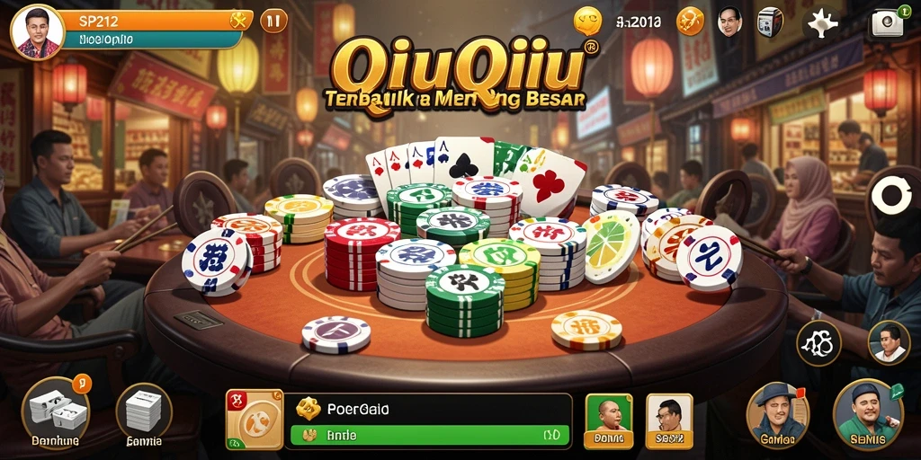 Tampilan gameplay seru SP212 dalam permainan QiuQiu.