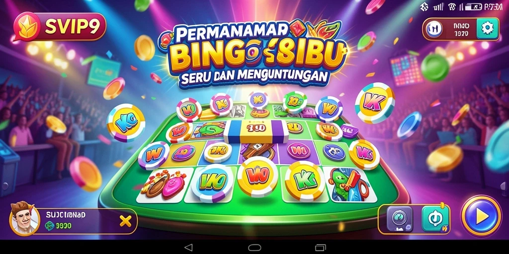 Tampilan gameplay menarik dari SVIP9 dengan berbagai varian Bingo.